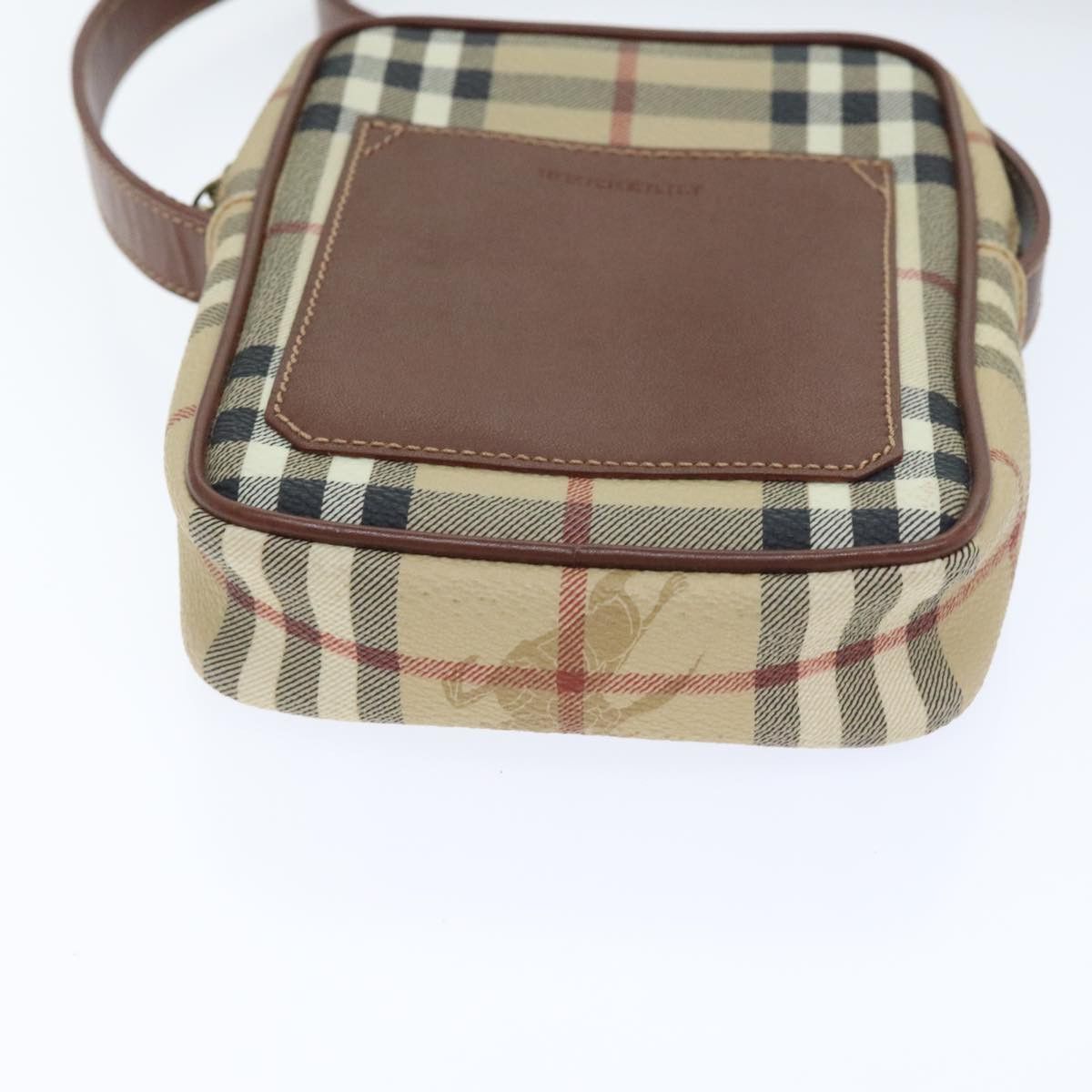 Burberry Nova Check Beige Leather Shoulder Bag (Pre-Owned) Size ONE SIZE - 7 Thumbnail