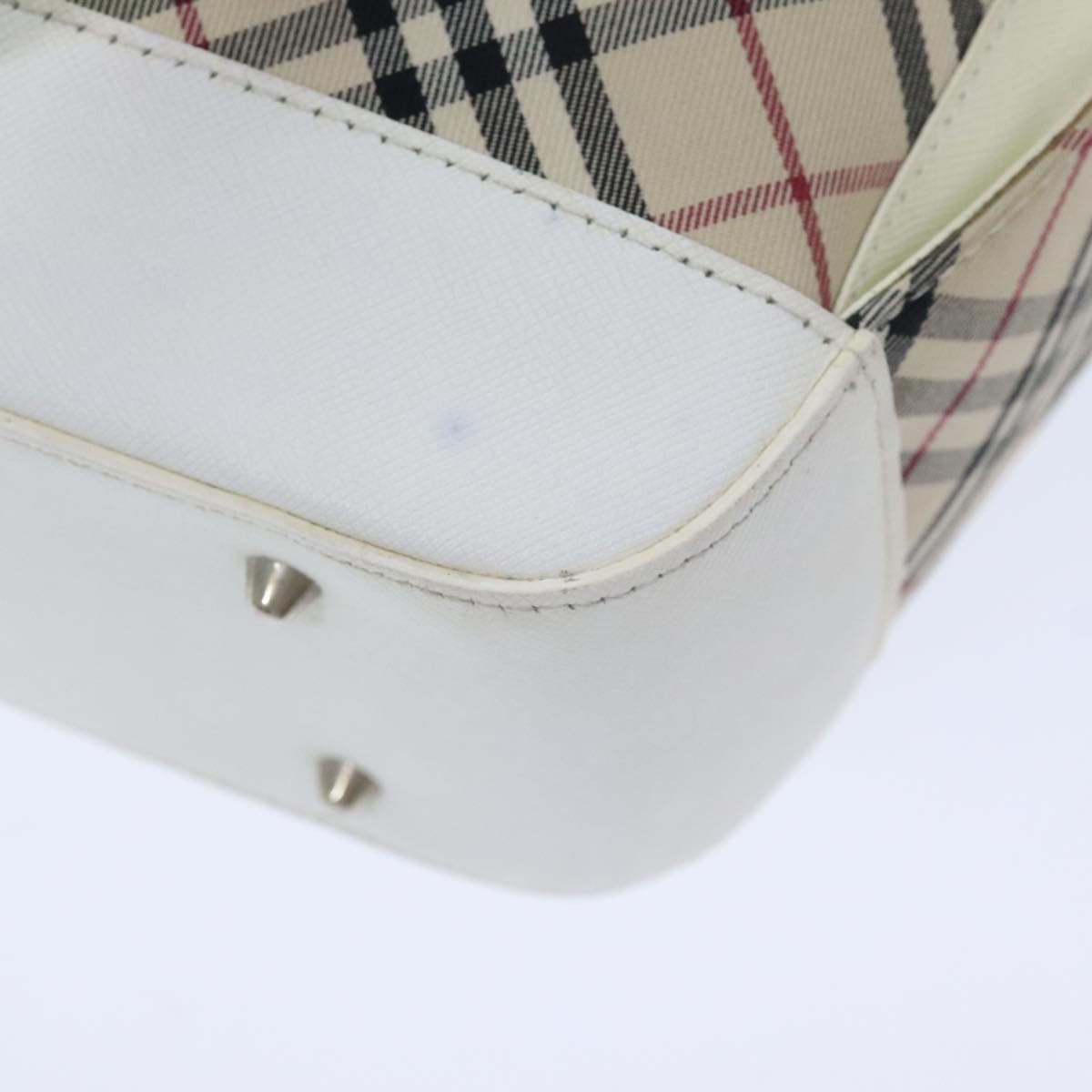 Burberry Nova Check Beige Canvas Tote Bag (Pre-Owned) Size ONE SIZE - 9 Thumbnail
