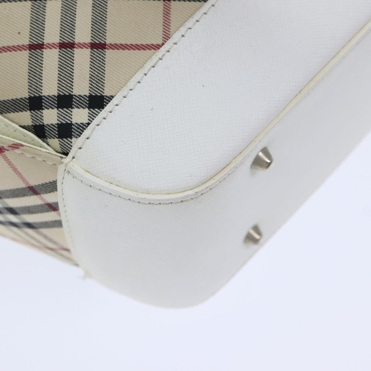 Burberry Nova Check Beige Canvas Tote Bag (Pre-Owned) Size ONE SIZE - 8 Thumbnail