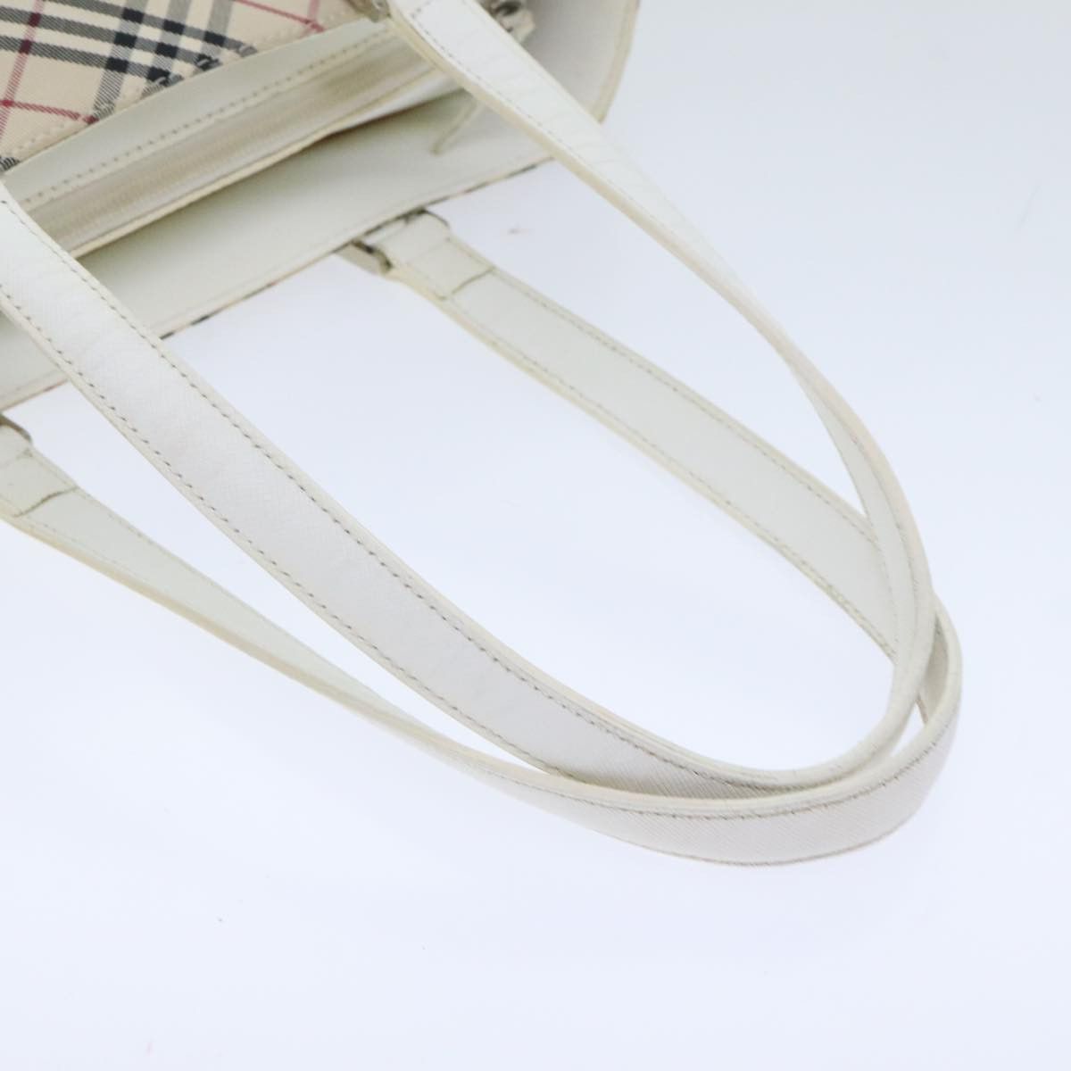 Burberry Nova Check Beige Canvas Tote Bag (Pre-Owned) Size ONE SIZE - 5 Thumbnail
