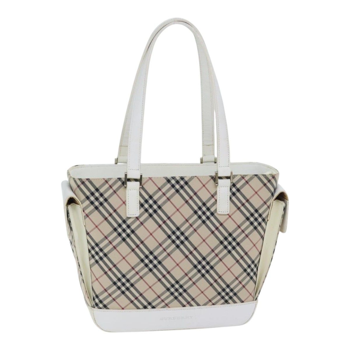 Burberry Nova Check Beige Canvas Tote Bag (Pre-Owned) Size ONE SIZE - 16 Thumbnail