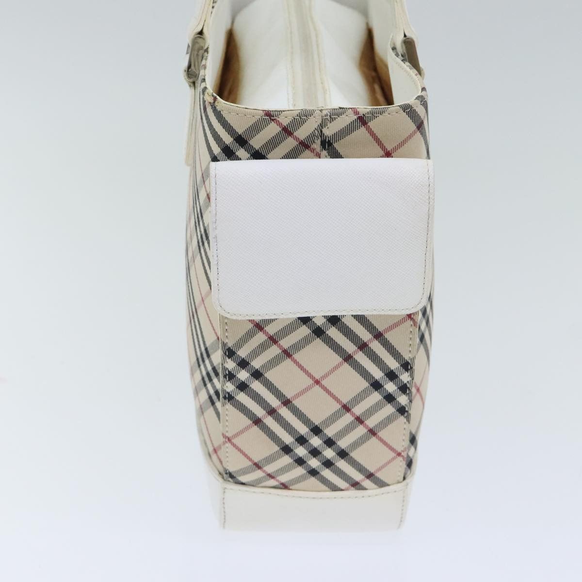 Burberry Nova Check Beige Canvas Tote Bag (Pre-Owned) Size ONE SIZE - 4 Thumbnail