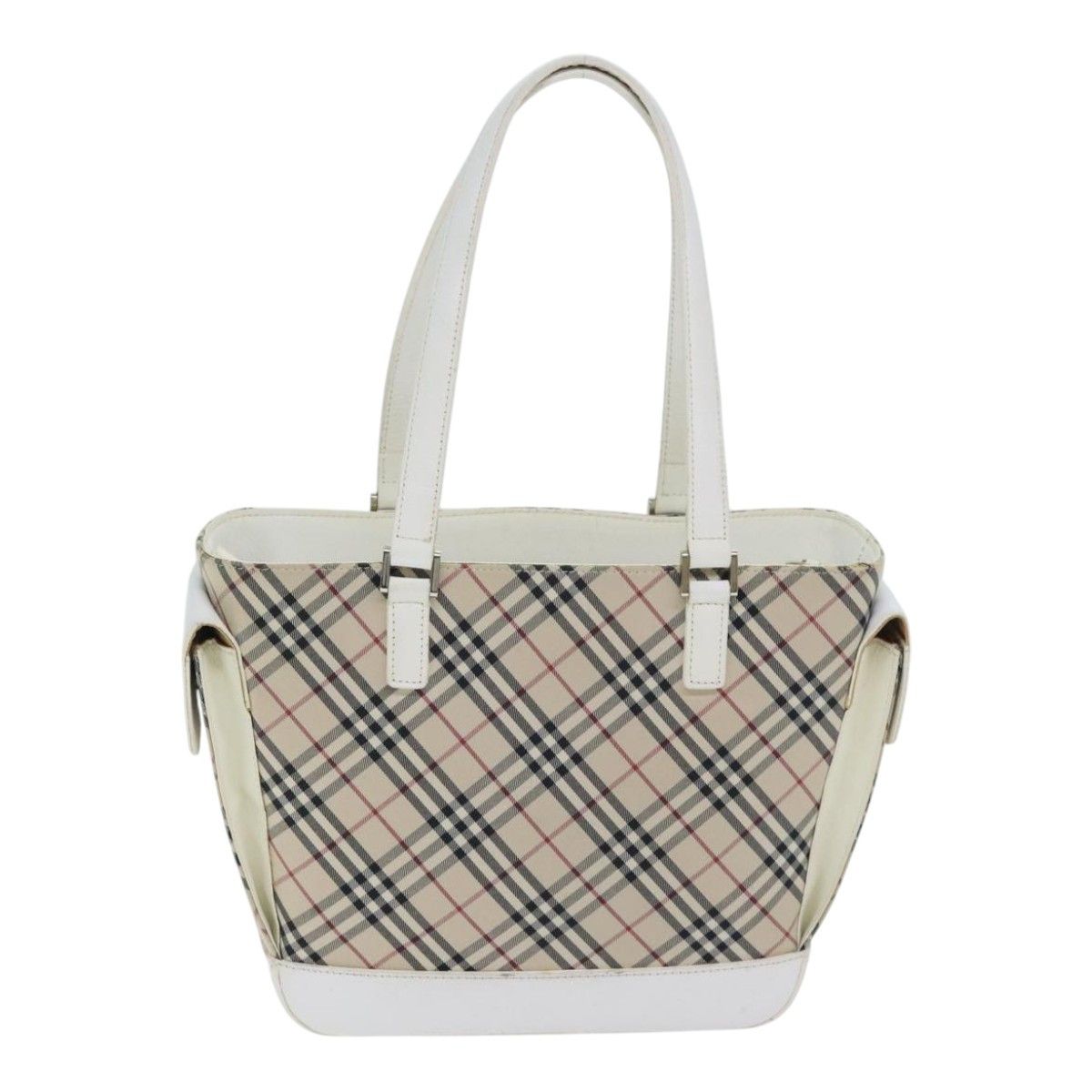 Burberry Nova Check Beige Canvas Tote Bag (Pre-Owned) Size ONE SIZE - 2 Thumbnail