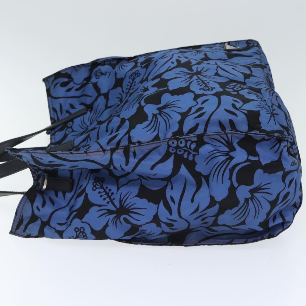 Prada Blue Synthetic Tote Bag (Pre-Owned) Size ONE SIZE - 4 Thumbnail