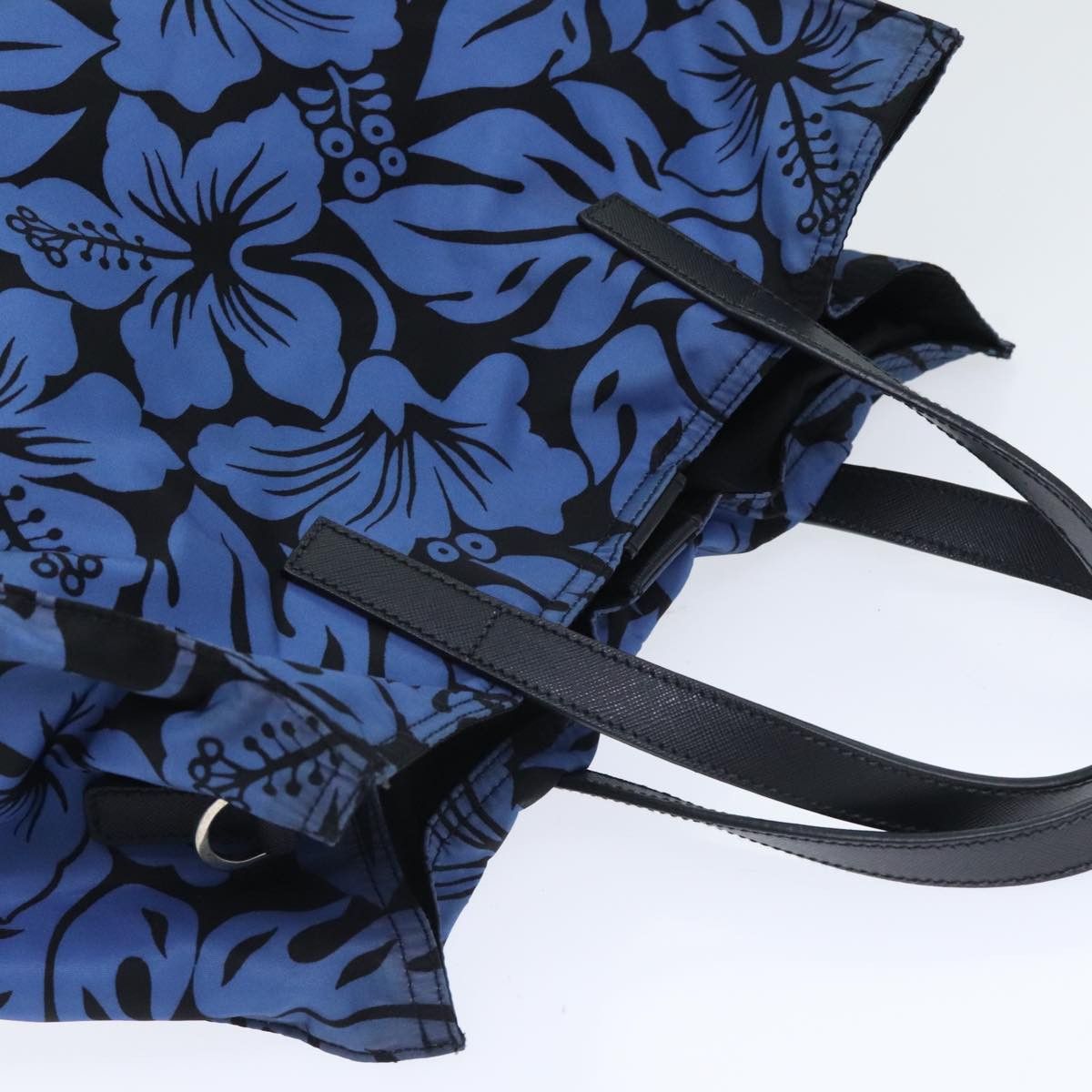 Prada Blue Synthetic Tote Bag (Pre-Owned) Size ONE SIZE - 17 Thumbnail