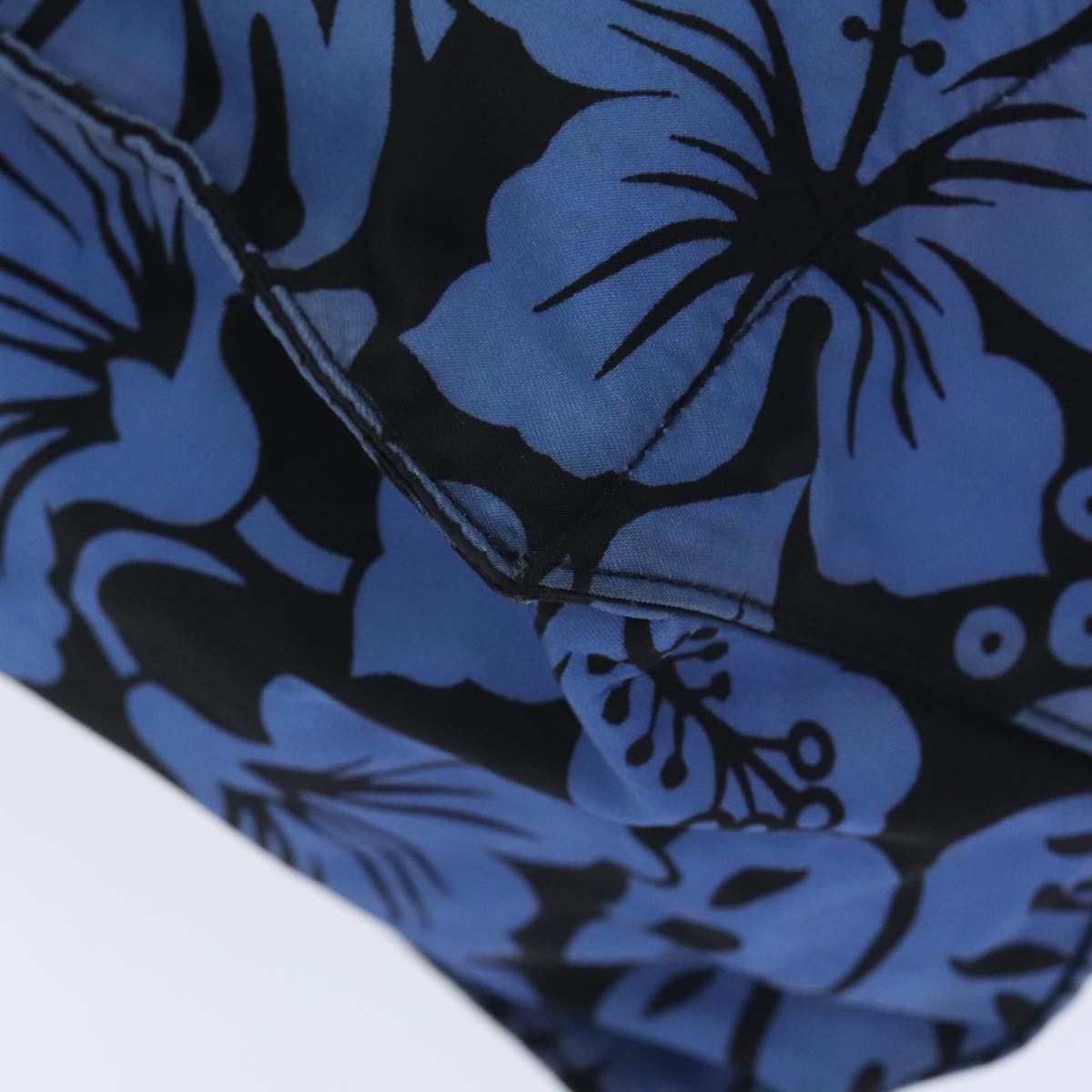 Prada Blue Synthetic Tote Bag (Pre-Owned) Size ONE SIZE - 9 Thumbnail