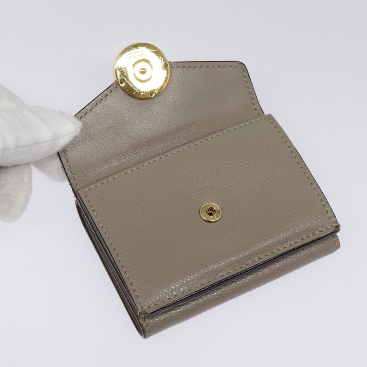 Fendi Beige Leather Wallet (Pre-Owned) Size ONE SIZE - 12 Thumbnail