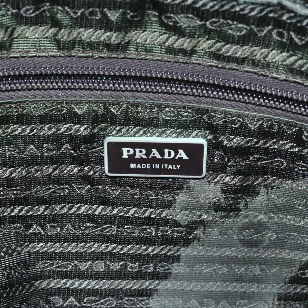 Prada Tessuto Blue Synthetic Shoulder Bag (Pre-Owned) Size ONE SIZE - 15 Thumbnail