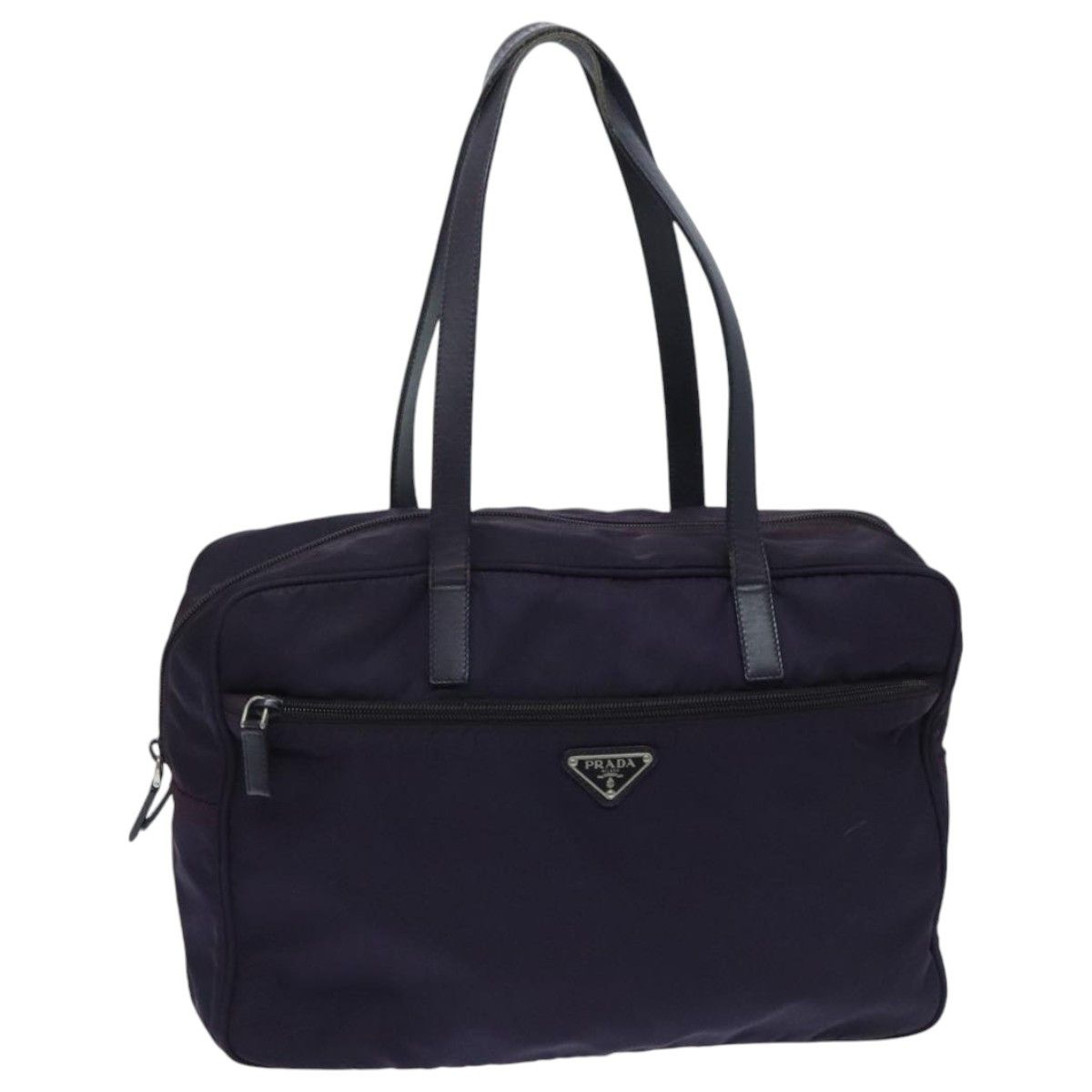 Prada Tessuto Blue Synthetic Shoulder Bag (Pre-Owned) Size ONE SIZE - 18 Thumbnail