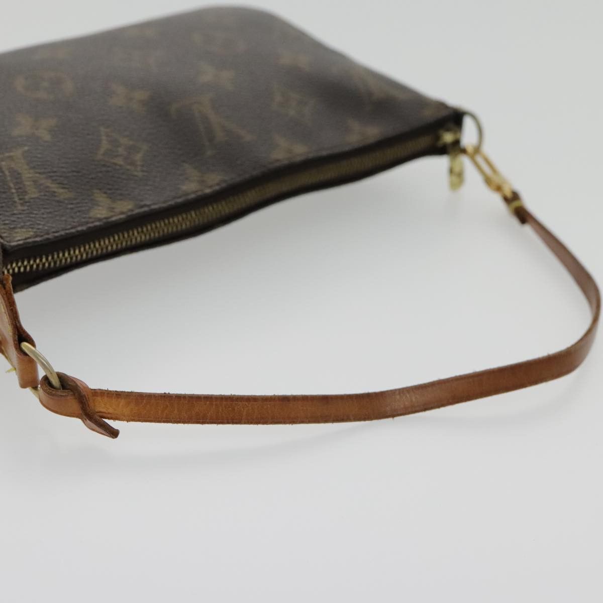 Louis Vuitton Pochette Accessoire Brown Canvas Clutch Bag (Pre-Owned) Size ONE SIZE - 5 Thumbnail
