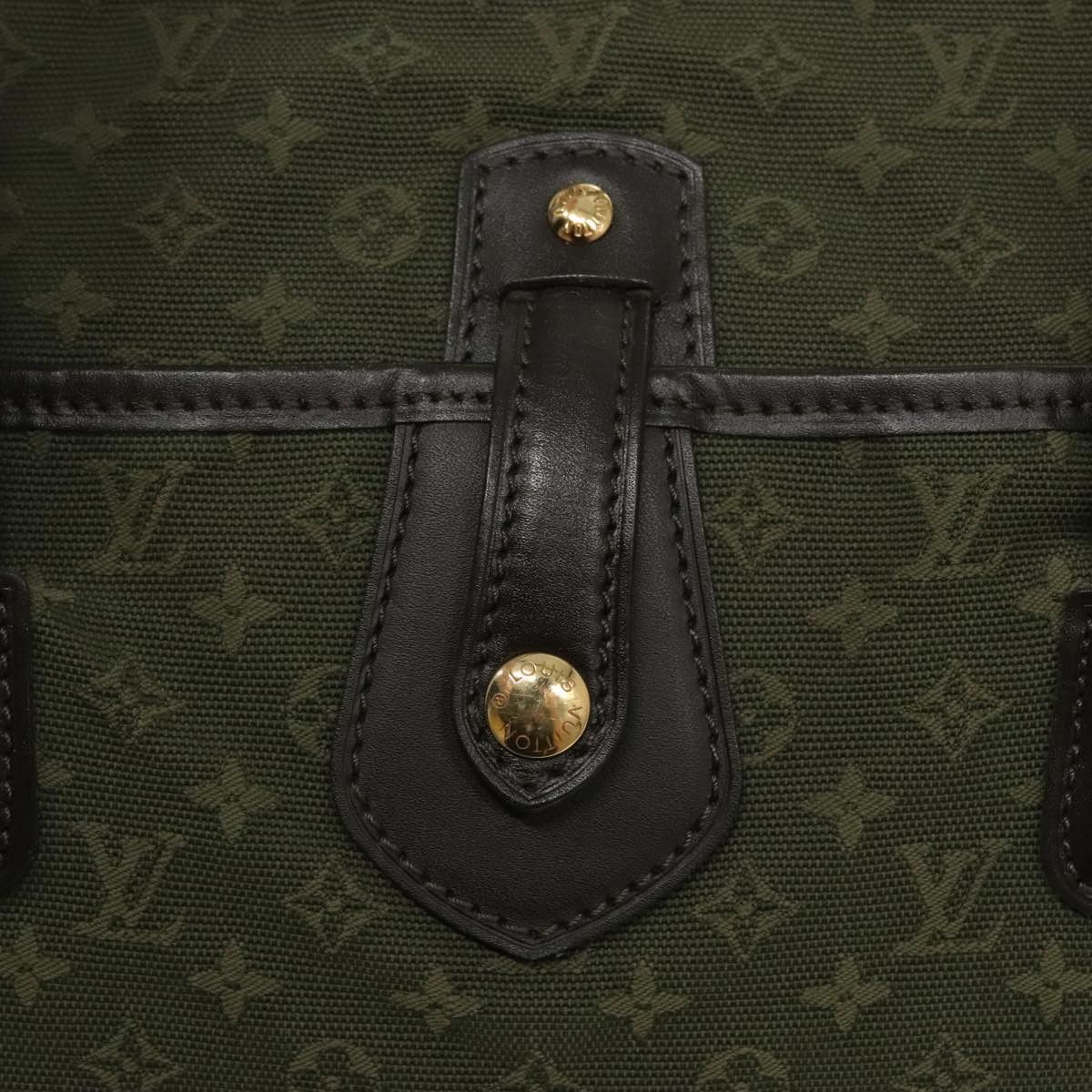 Louis Vuitton Mary Kate Khaki Canvas Shopper Bag (Pre-Owned) Size ONE SIZE - 18 Thumbnail