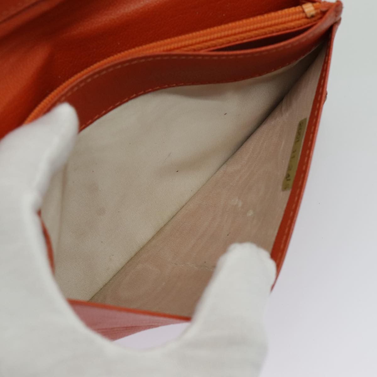 Chanel Coco Mark Orange Leather Wallet (Pre-Owned) Size ONE SIZE - 15 Thumbnail