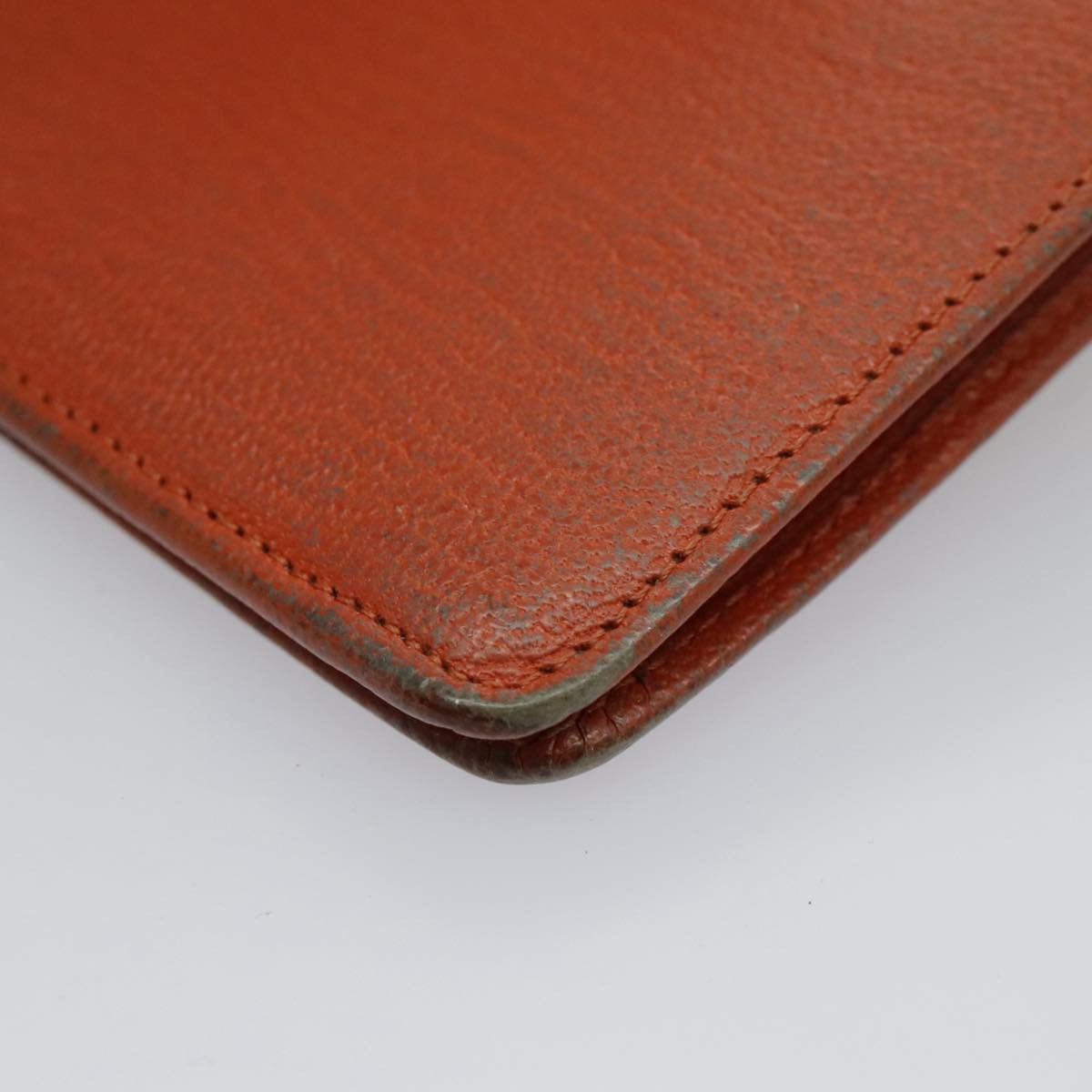 Chanel Coco Mark Orange Leather Wallet (Pre-Owned) Size ONE SIZE - 9 Thumbnail
