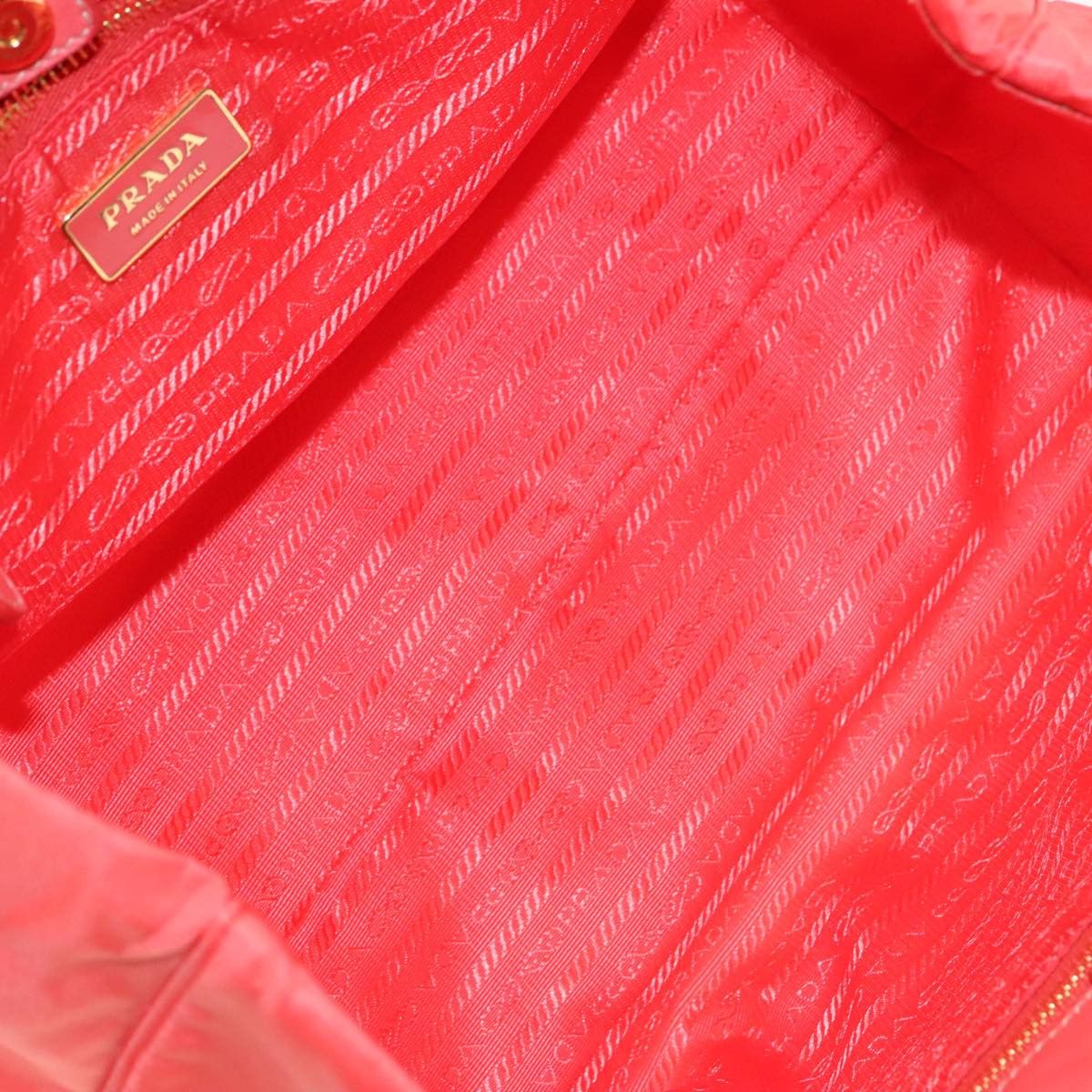 Prada Ribbon Orange Synthetic Handbag (Pre-Owned) Size ONE SIZE - 12 Thumbnail