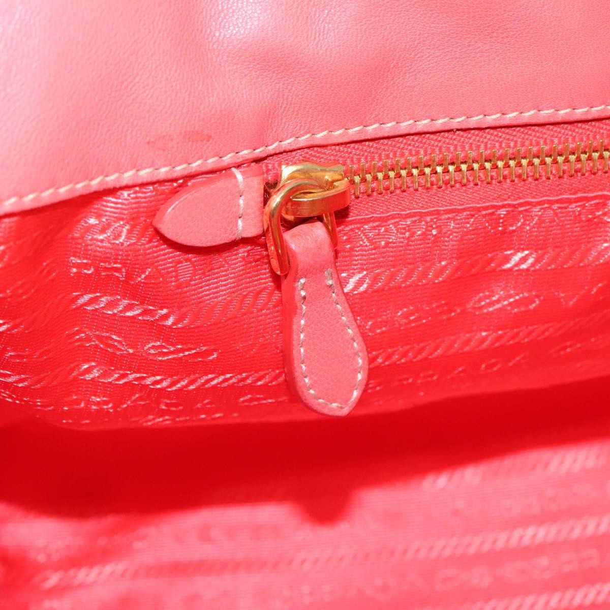 Prada Ribbon Orange Synthetic Handbag (Pre-Owned) Size ONE SIZE - 11 Thumbnail