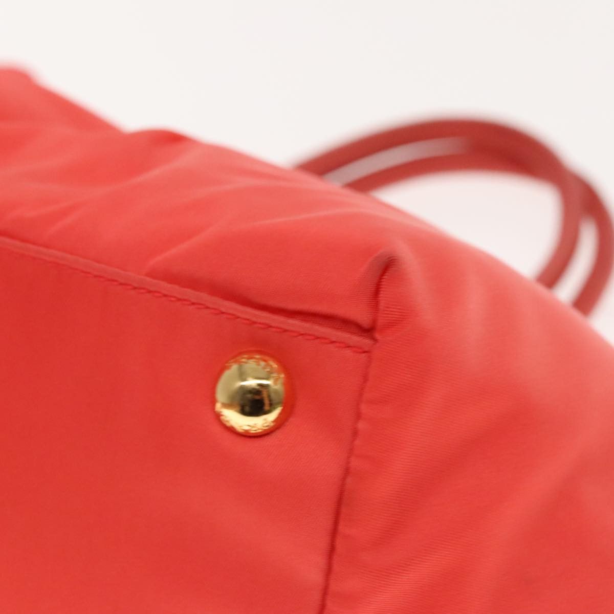 Prada Ribbon Orange Synthetic Handbag (Pre-Owned) Size ONE SIZE - 7 Thumbnail