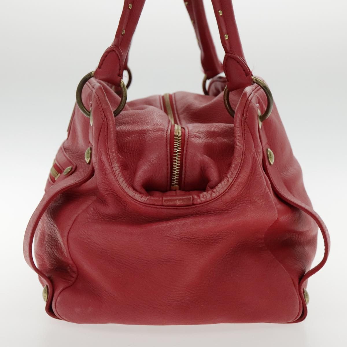 Burberry Blue Label Red Leather Handbag (Pre-Owned) Size ONE SIZE - 3 Thumbnail