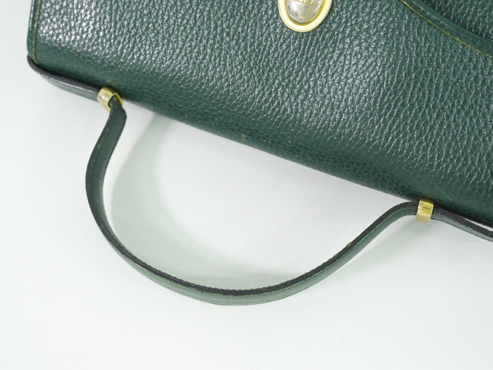 Dior Green Leather Handbag (Pre-Owned) Size ONE SIZE - 3 Thumbnail