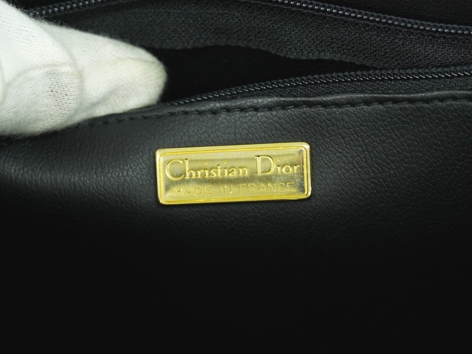 Dior Green Leather Handbag (Pre-Owned) Size ONE SIZE - 8 Thumbnail