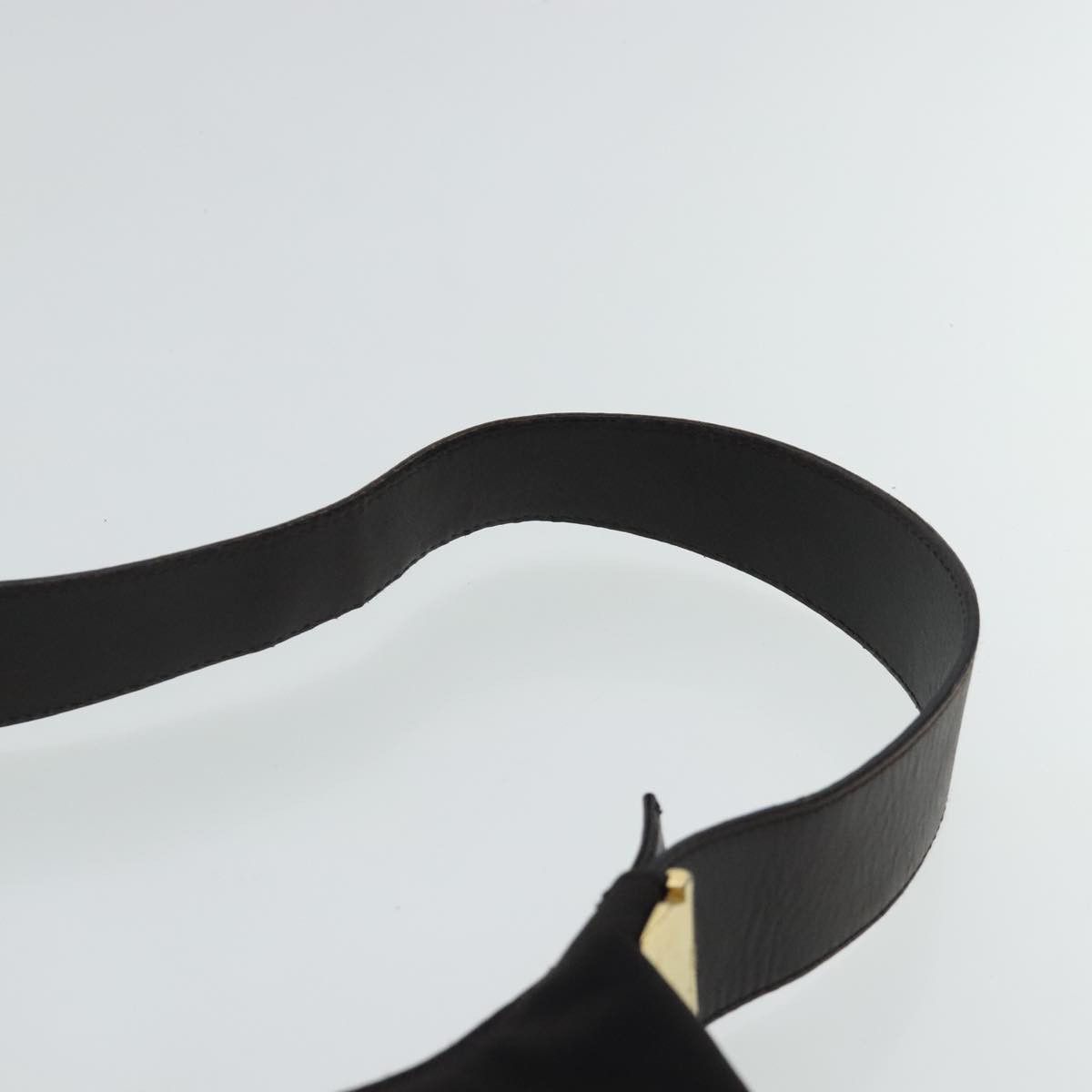 Salvatore Ferragamo Black Canvas Shoulder Bag (Pre-Owned) Size ONE SIZE - 6 Thumbnail