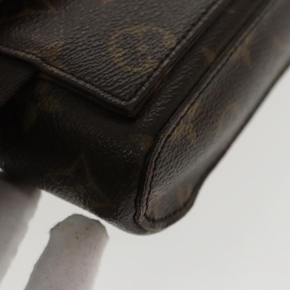 Louis Vuitton Geronimos Brown Canvas Shoulder Bag (Pre-Owned) Size ONE SIZE - 9 Thumbnail