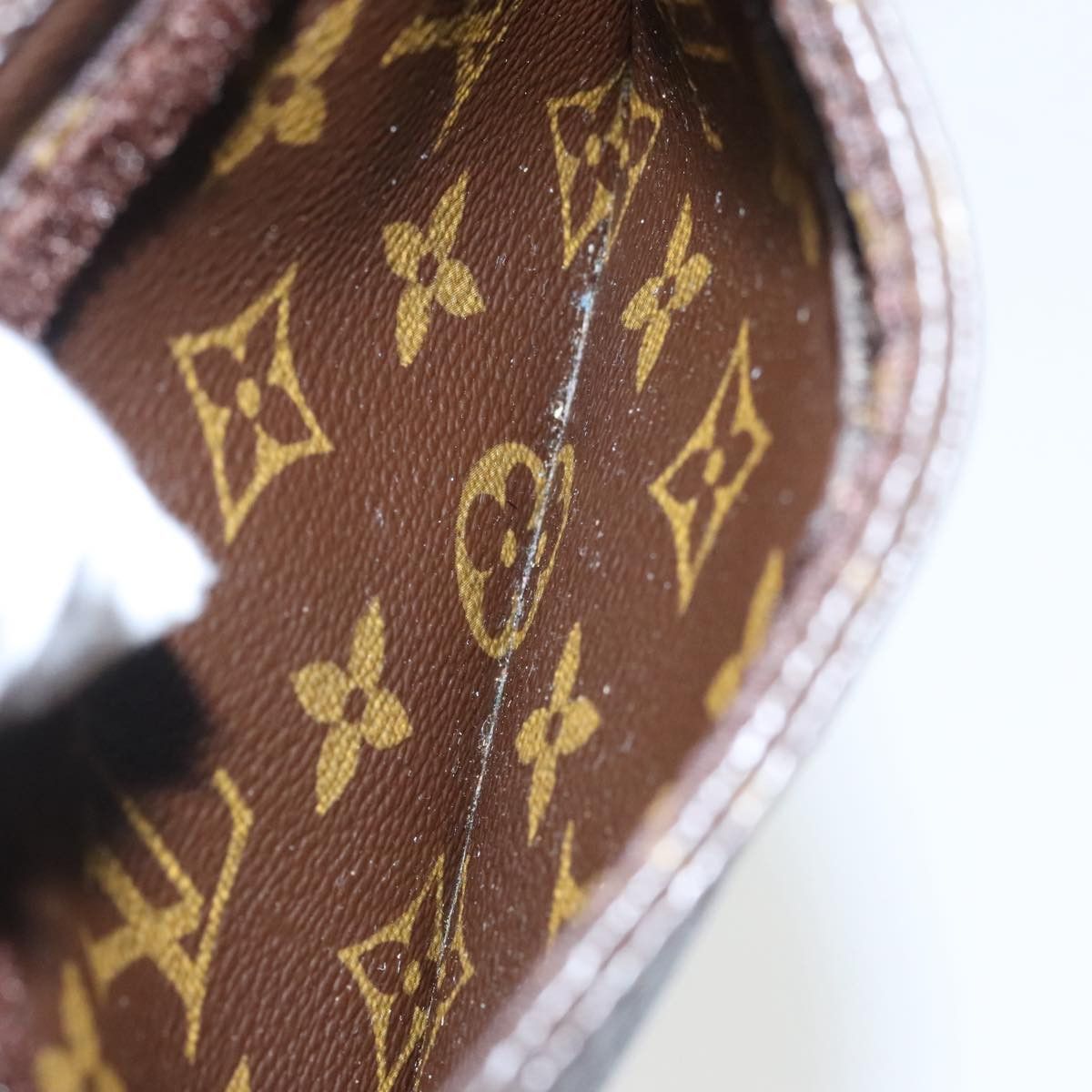 Louis Vuitton Geronimos Brown Canvas Shoulder Bag (Pre-Owned) Size ONE SIZE - 12 Thumbnail