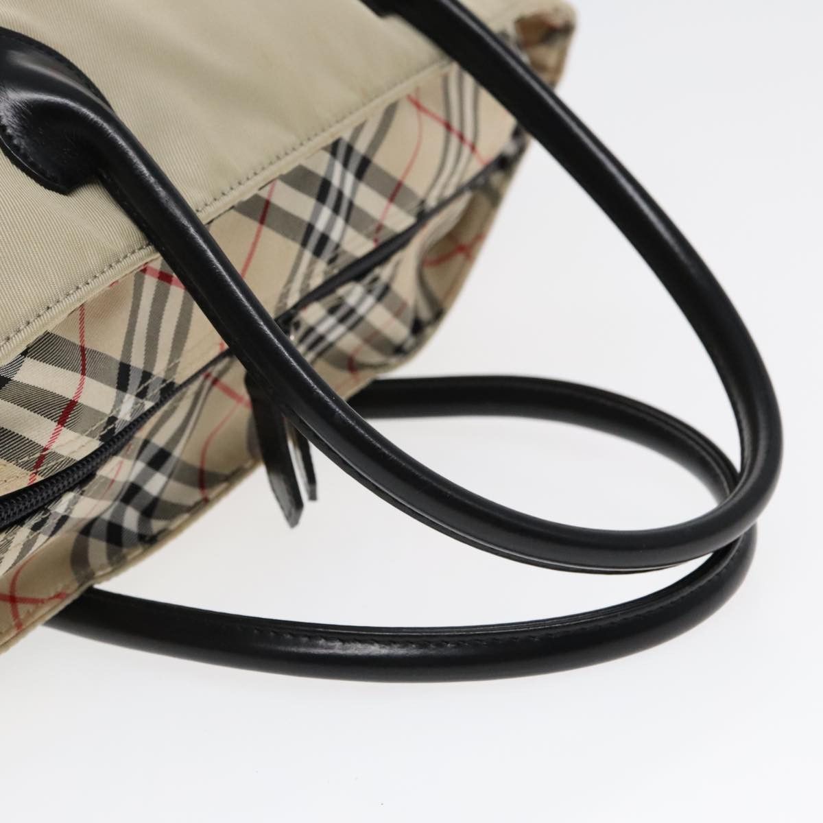 Burberry Nova Check Beige Canvas Tote Bag (Pre-Owned) Size ONE SIZE - 5 Thumbnail