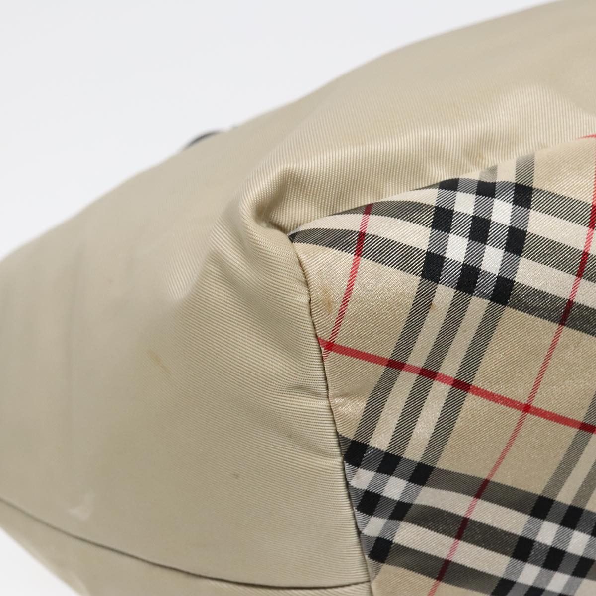 Burberry Nova Check Beige Canvas Tote Bag (Pre-Owned) Size ONE SIZE - 9 Thumbnail