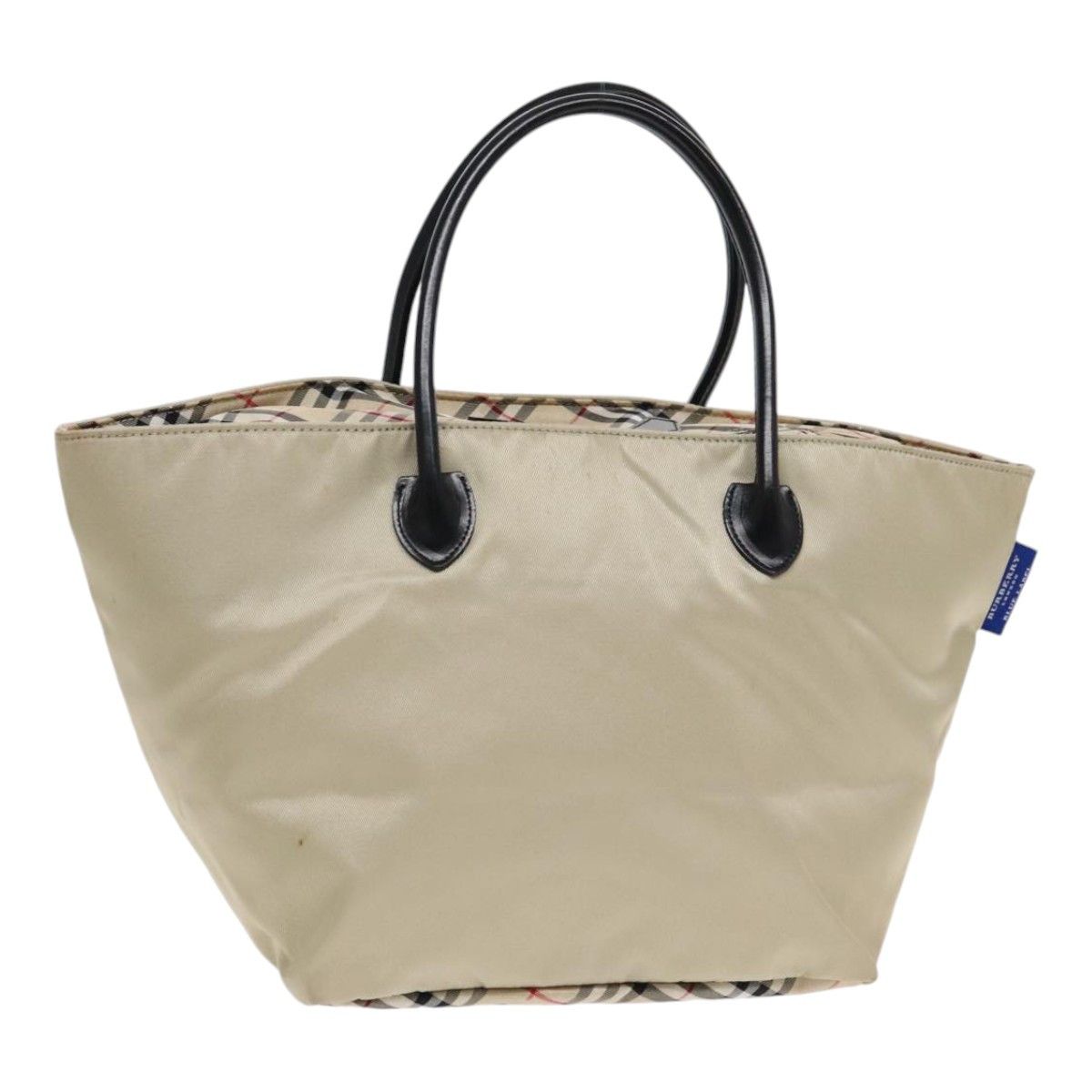 Burberry Nova Check Beige Canvas Tote Bag (Pre-Owned) Size ONE SIZE - 17 Thumbnail
