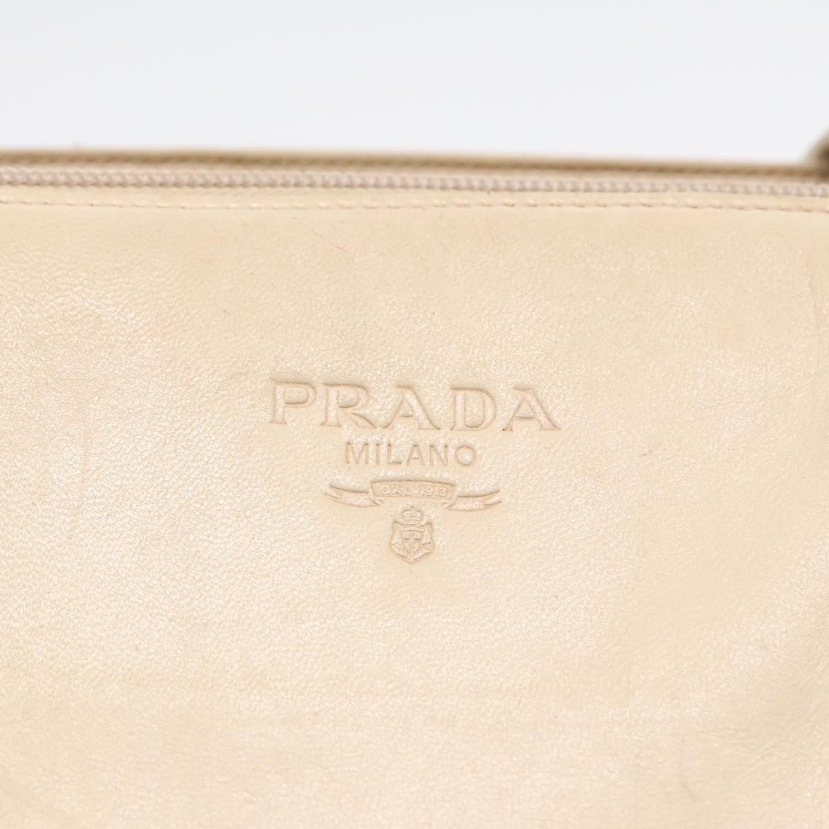 Prada Beige Leather Shoulder Bag (Pre-Owned) Size ONE SIZE - 15 Thumbnail