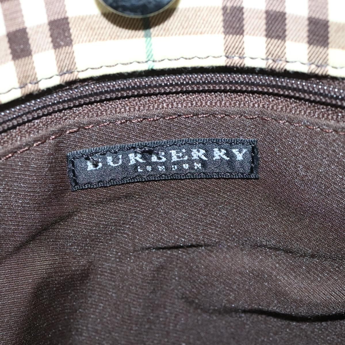 Burberry Nova Check Yellow Canvas Handbag (Pre-Owned) Size ONE SIZE - 13 Thumbnail