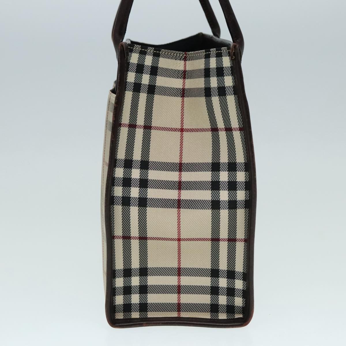 Burberry Nova Check Beige Canvas Tote Bag (Pre-Owned) Size ONE SIZE - 3 Thumbnail