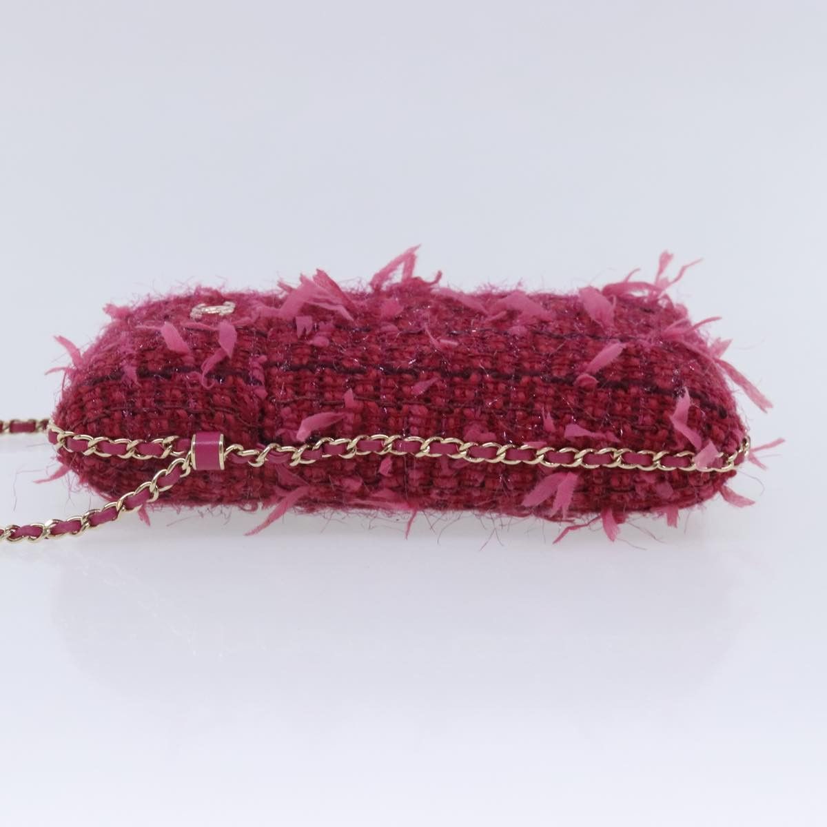 Chanel Pink Cotton Shoulder Bag (Pre-Owned) Size ONE SIZE - 3 Thumbnail