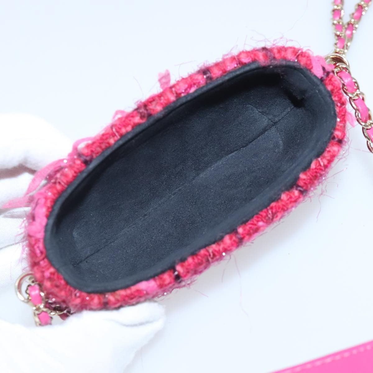 Chanel Pink Cotton Shoulder Bag (Pre-Owned) Size ONE SIZE - 10 Thumbnail