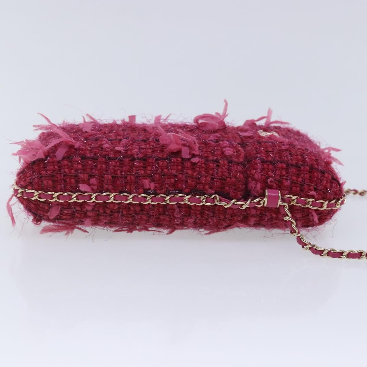 Chanel Pink Cotton Shoulder Bag (Pre-Owned) Size ONE SIZE - 4 Thumbnail