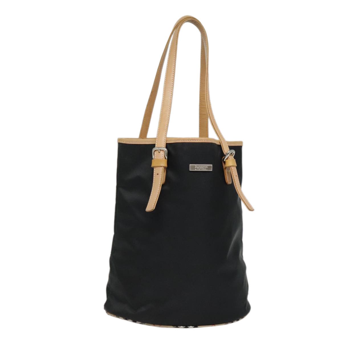 Burberry Nova Check Black Synthetic Tote Bag (Pre-Owned) Size ONE SIZE - 17 Thumbnail