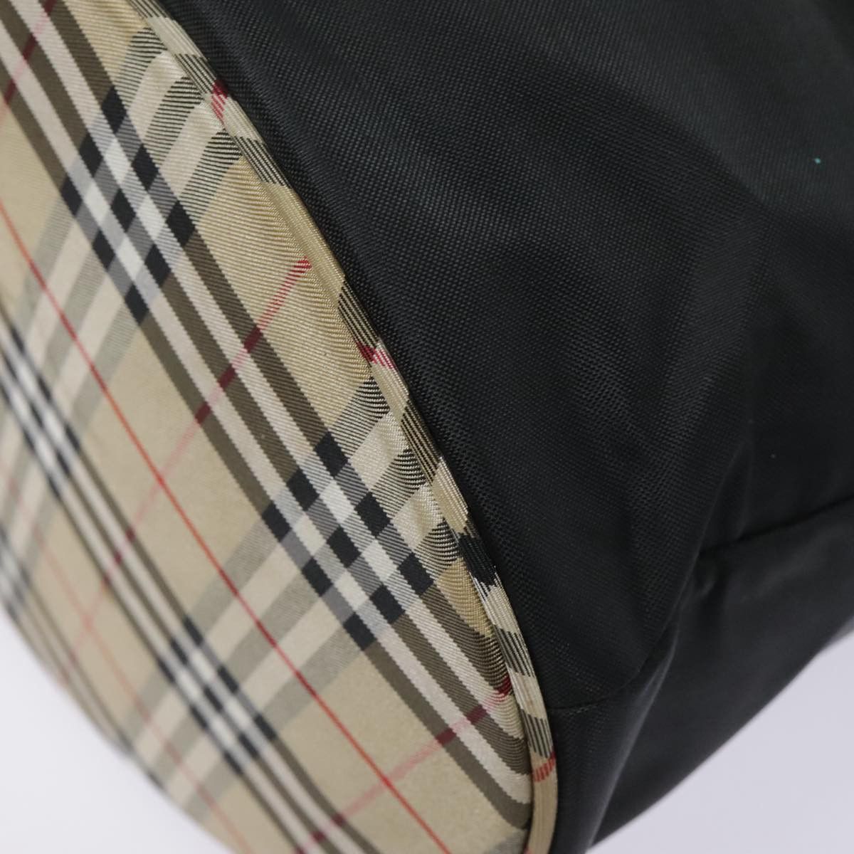 Burberry Nova Check Black Synthetic Tote Bag (Pre-Owned) Size ONE SIZE - 7 Thumbnail
