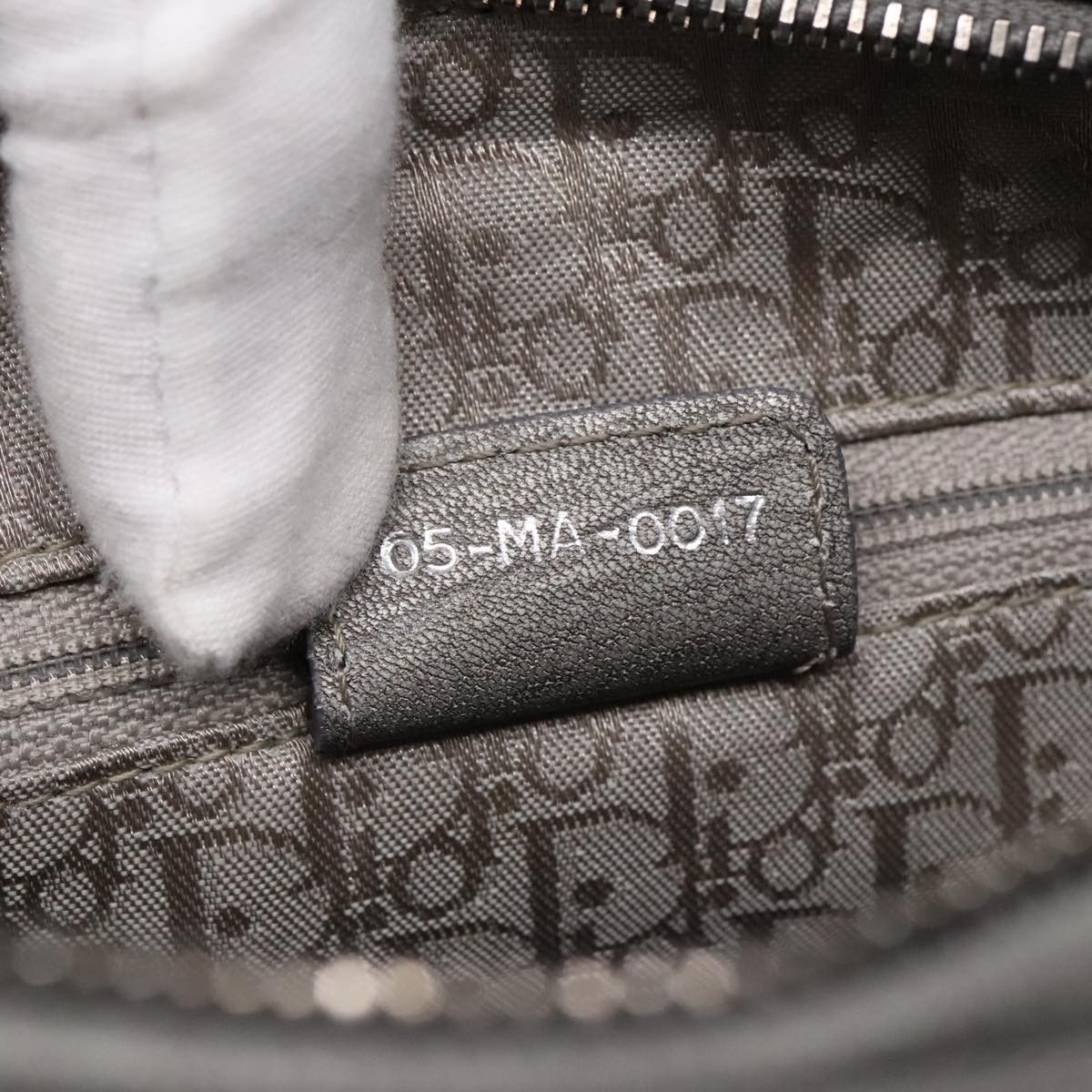 Dior Lady Silver Leather Handbag (Pre-Owned) Size ONE SIZE - 14 Thumbnail