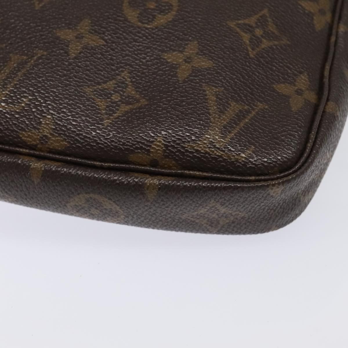 Louis Vuitton Pochette Accessoire Brown Canvas Clutch Bag (Pre-Owned) Size ONE SIZE - 6 Thumbnail