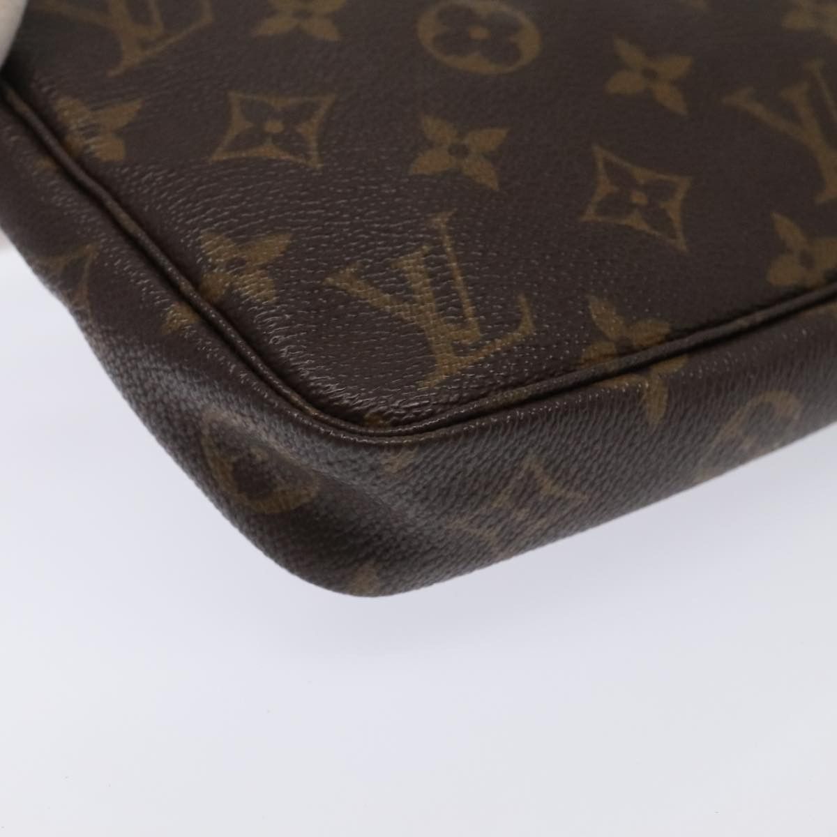 Louis Vuitton Pochette Accessoire Brown Canvas Clutch Bag (Pre-Owned) Size ONE SIZE - 7 Thumbnail