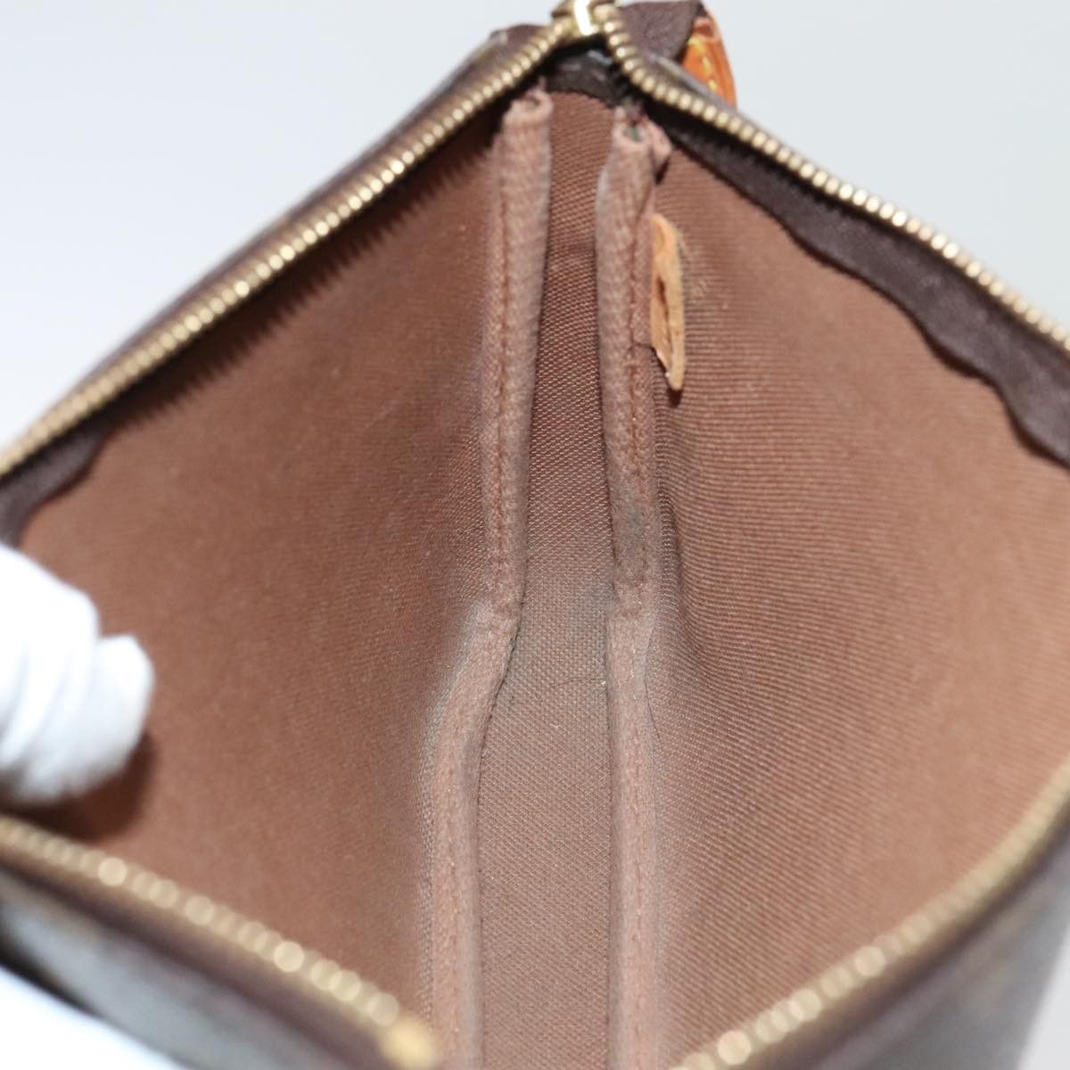 Louis Vuitton Pochette Accessoire Brown Canvas Clutch Bag (Pre-Owned) Size ONE SIZE - 18 Thumbnail
