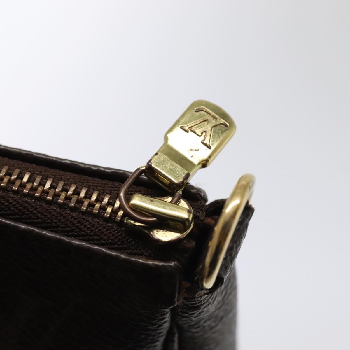 Louis Vuitton Pochette Accessoire Brown Canvas Clutch Bag (Pre-Owned) Size ONE SIZE - 10 Thumbnail