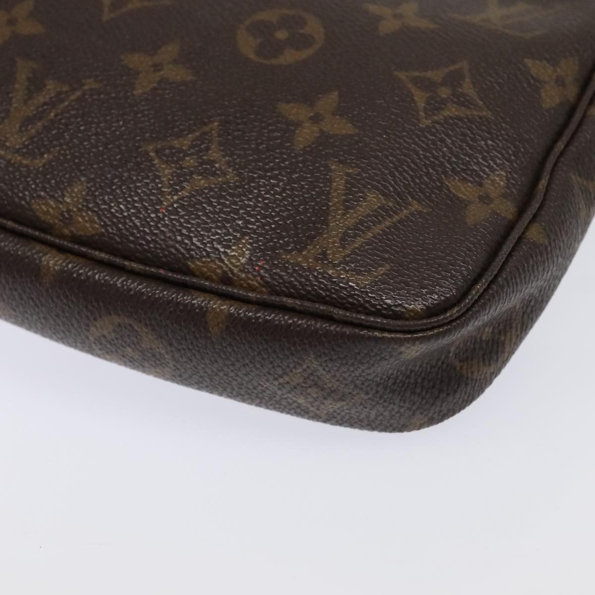 Louis Vuitton Pochette Accessoire Brown Canvas Clutch Bag (Pre-Owned) Size ONE SIZE - 8 Thumbnail