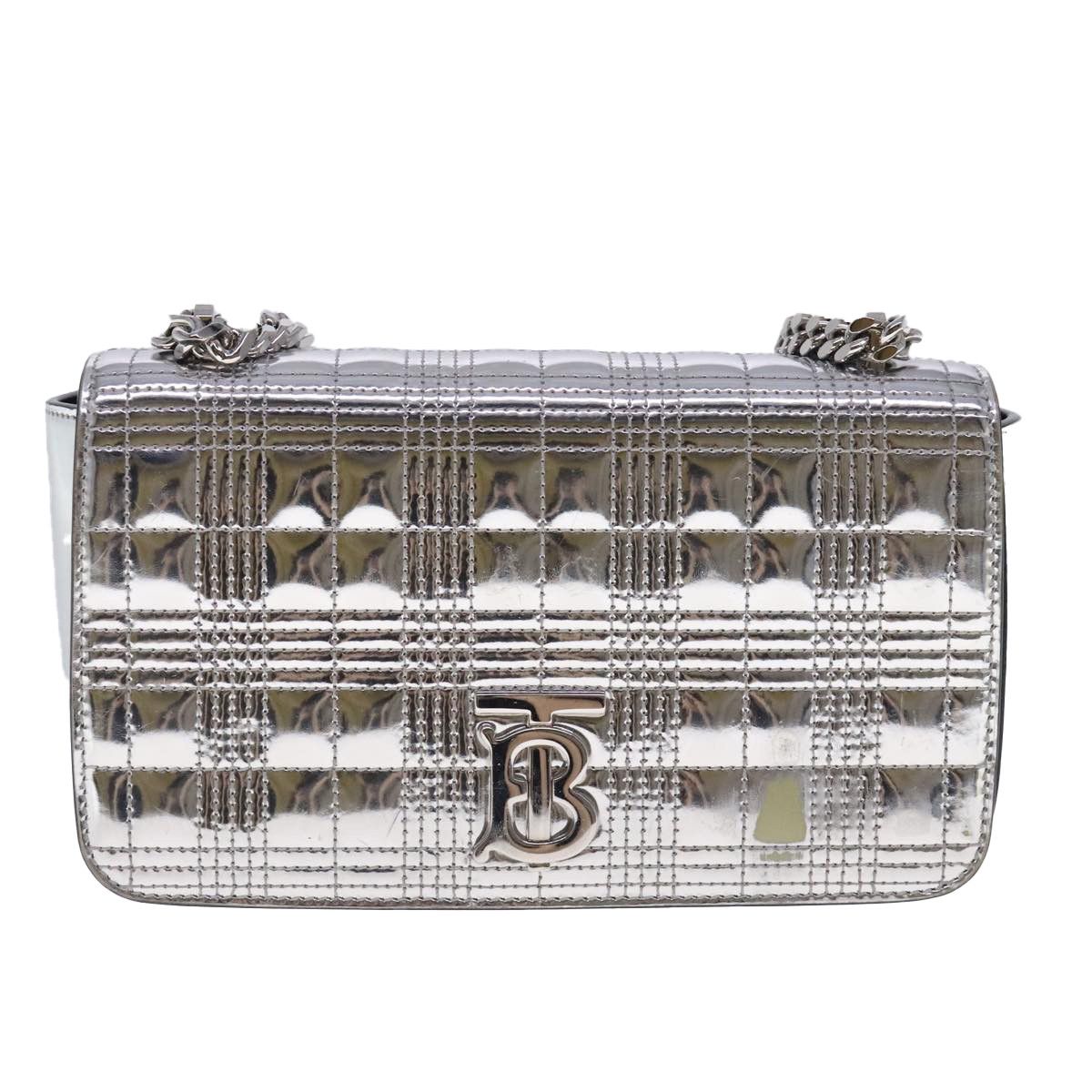 Burberry Tb Silver Patent Leather Shoulder Bag (Pre-Owned) Size ONE SIZE - 18 Thumbnail