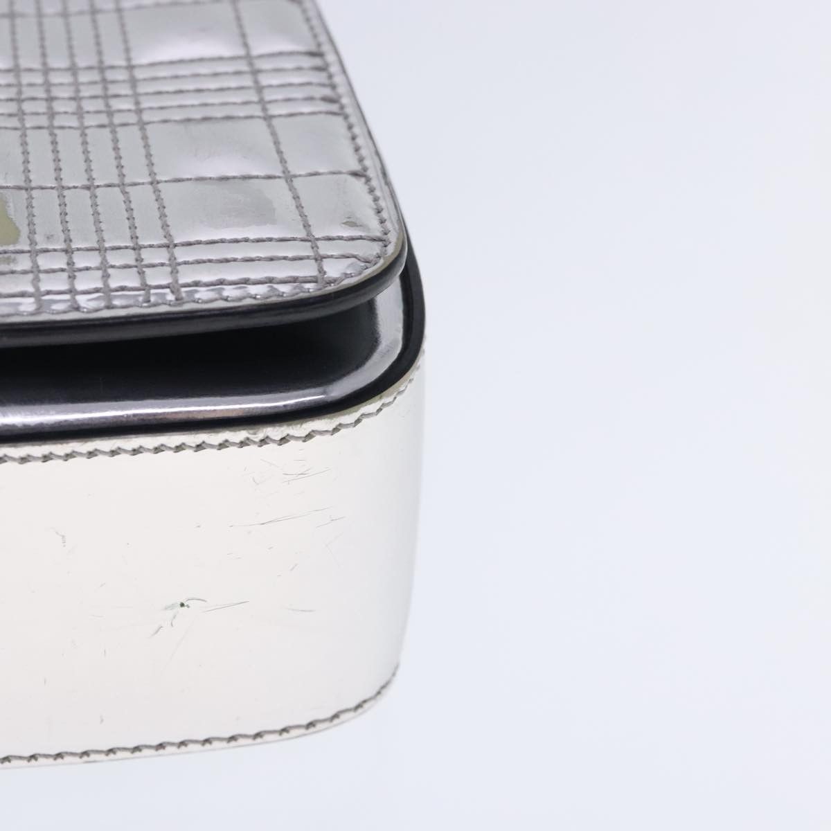Burberry Tb Silver Patent Leather Shoulder Bag (Pre-Owned) Size ONE SIZE - 9 Thumbnail