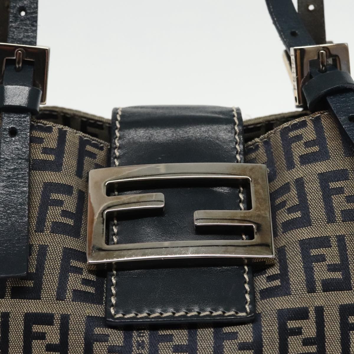 Fendi Navy Canvas Tote Bag (Pre-Owned) Size ONE SIZE - 18 Thumbnail