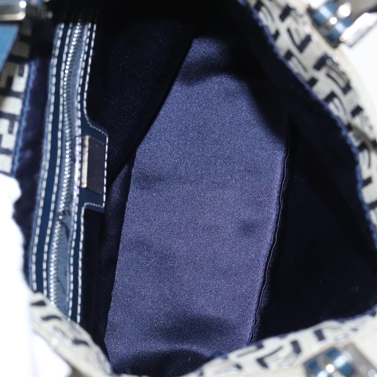 Fendi Navy Canvas Tote Bag (Pre-Owned) Size ONE SIZE - 11 Thumbnail