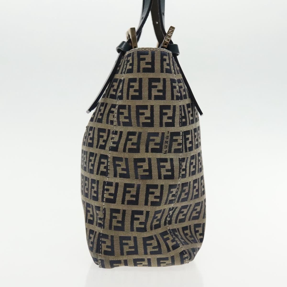 Fendi Navy Canvas Tote Bag (Pre-Owned) Size ONE SIZE - 3 Thumbnail