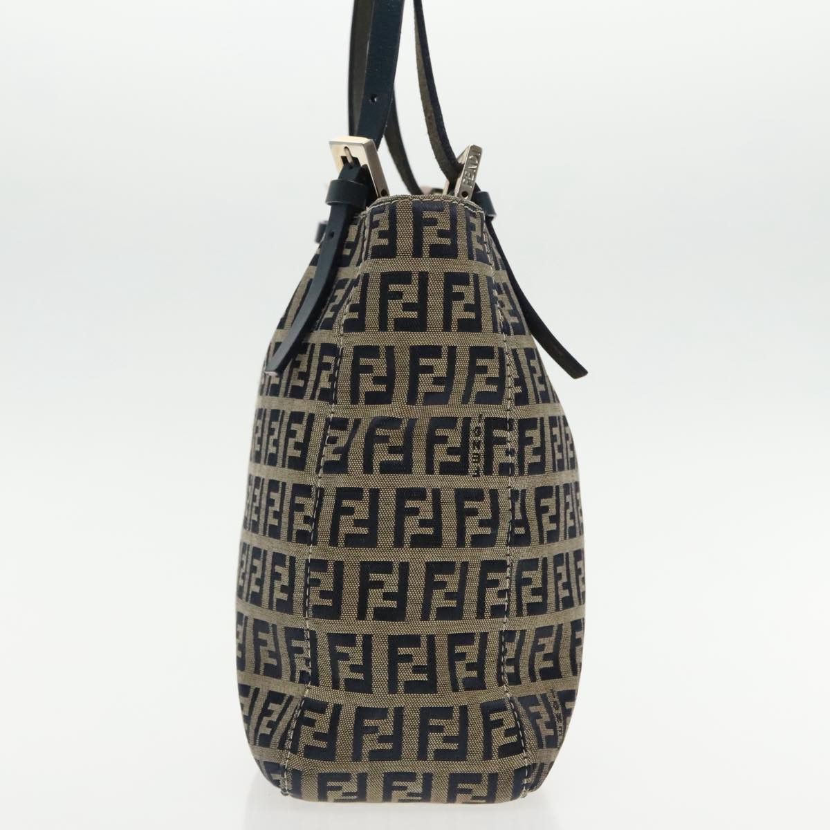 Fendi Navy Canvas Tote Bag (Pre-Owned) Size ONE SIZE - 4 Thumbnail