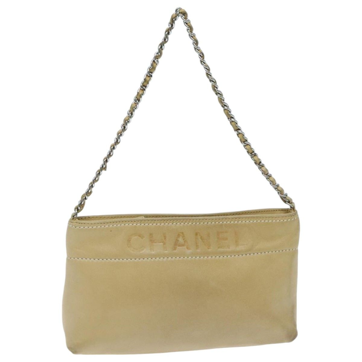 Chanel Beige Leather Clutch Bag (Pre-Owned) Size ONE SIZE - 17 Thumbnail